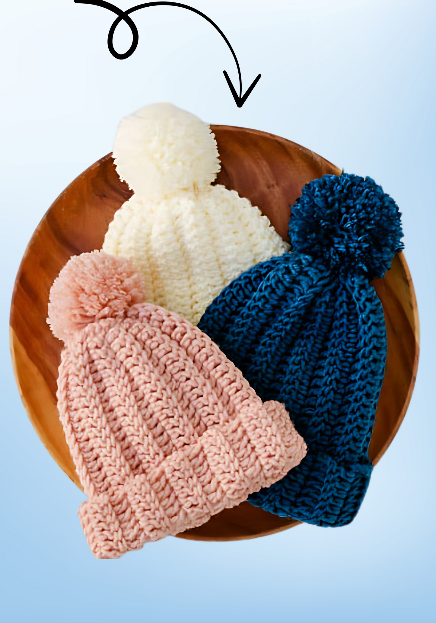 DIY Winter Crochet Beanie Pattern (Tutorial PDF+3 VIDEO)